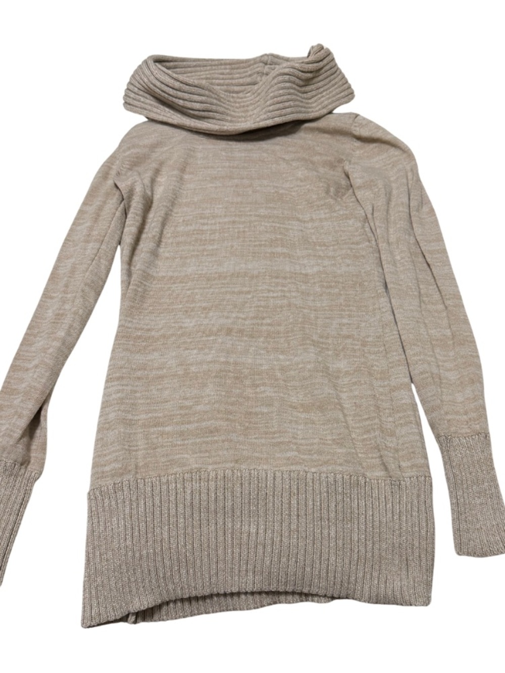 The limited XS Cozy Taupe Cowl Neck Women's Sweater